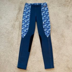 Kerrits blue ponies riding tights